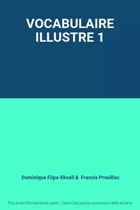 Couverture du produit · VOCABULAIRE ILLUSTRE 1