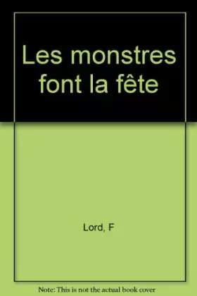 Couverture du produit · Les monstres font la fête