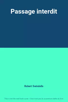 Couverture du produit · Passage interdit