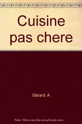 Couverture du produit · CUISINE PAS CHERE