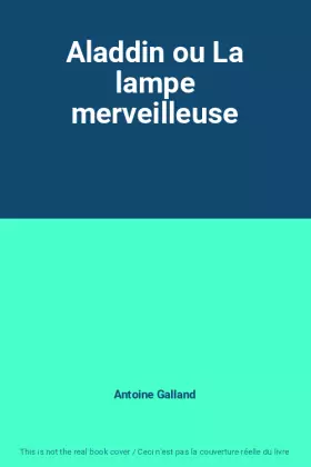 Couverture du produit · Aladdin ou La lampe merveilleuse