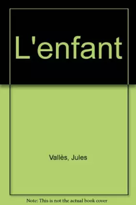 Couverture du produit · L'enfant
