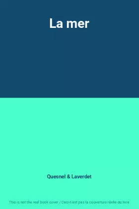 Couverture du produit · La mer
