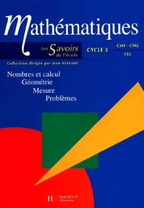Couverture du produit · Mathématiques, cycle 3