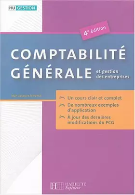 Couverture du produit · Comptabilité générale et Gestion des entreprises