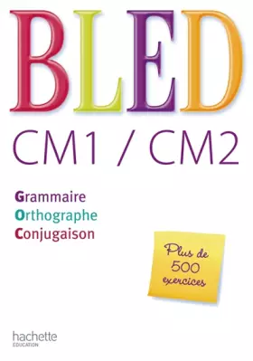 Couverture du produit · Bled CM1/CM2 : Grammaire, orthographe, conjugaison