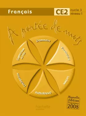 Couverture du produit · A portée de mots - Français CE2 - Guide pédagogique - Ed.2009
