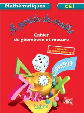 Couverture du produit · A portée de maths CE1 - Cahier d'exercices - Ed. 2012