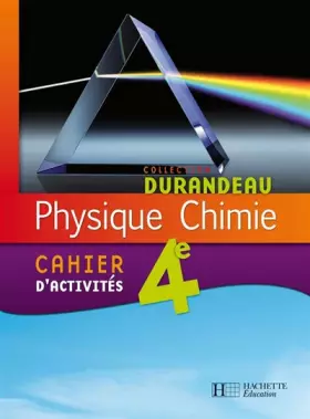 Couverture du produit · Physique Chimie 4e : Cahier d'activités