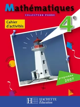 Couverture du produit · Mathématiques 4e : Cahier d'activités