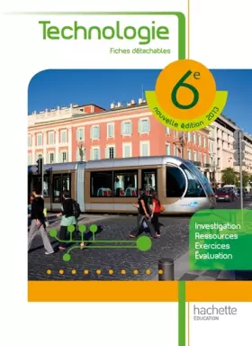 Couverture du produit · Fichier de Technologie 6e - Edition 2013
