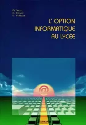 Couverture du produit · L'option informatique au lycée