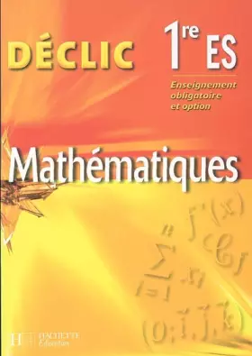 Couverture du produit · Mathématiques 1e ES
