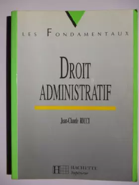 Couverture du produit · Droit administratif