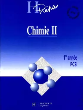 Couverture du produit · Chimie II: 1re année PCSI