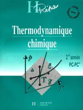 Couverture du produit · THERMODYNAMIQUE CHIMIQUE. Cours avec exercices corrigés