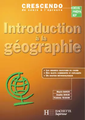 Couverture du produit · Introduction à la géographie