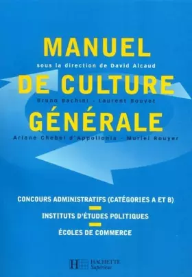 Couverture du produit · Manuel de culture générale