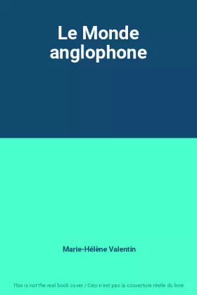 Couverture du produit · Le Monde anglophone