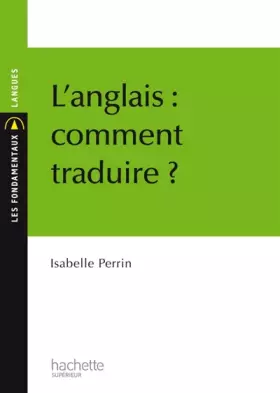 Couverture du produit · L'anglais : comment traduire ?