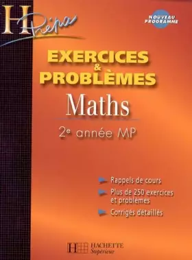 Couverture du produit · Maths 2e année MP : Exercices et problèmes