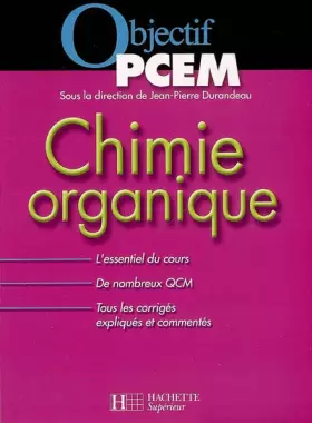 Couverture du produit · Chimie organique