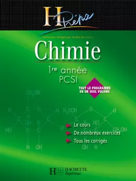 Couverture du produit · Chimie 1e année PCSI