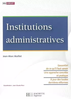 Couverture du produit · Institutions administratives
