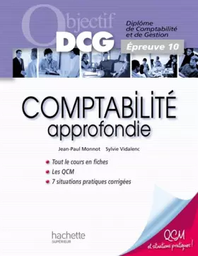 Couverture du produit · Objectif Dcg Comptabilite Approfondie