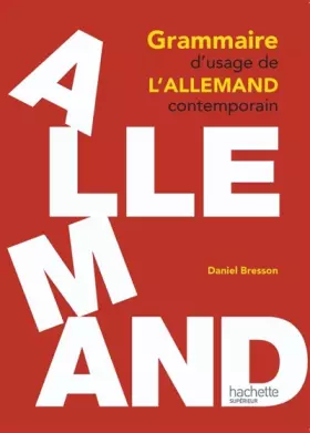 Couverture du produit · Grammaire d'usage de l'Allemand contemporain