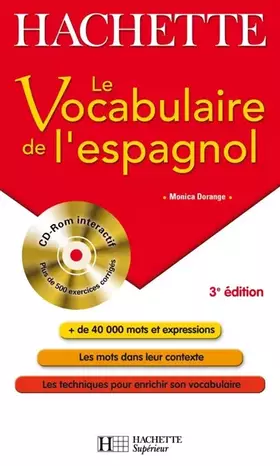 Couverture du produit · Le vocabulaire de l'espagnol + CD