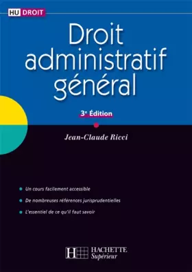 Couverture du produit · Droit administratif général