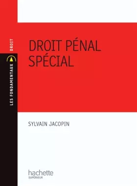 Couverture du produit · Droit pénal spécial