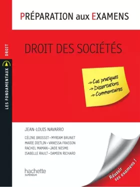 Couverture du produit · Droit des sociétés