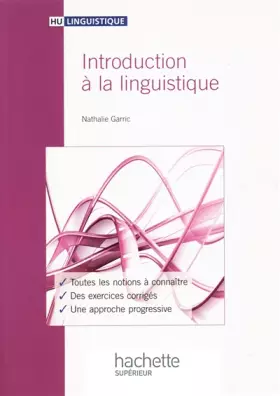 Couverture du produit · Introduction à la linguistiqiue