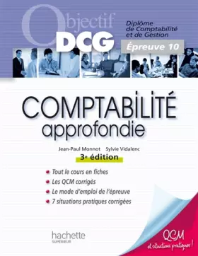Couverture du produit · Objectif DCG - Comptabilité approfondie
