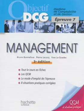 Couverture du produit · Objectif DCG - Management