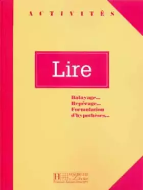 Couverture du produit · Lire : Balayage, repérage, formulation d'hypothèses...