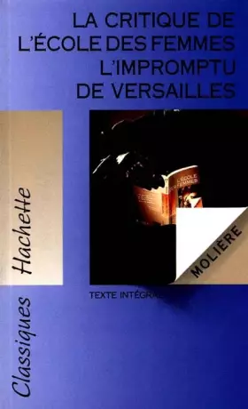 Couverture du produit · La Critique de l'école des femmes
