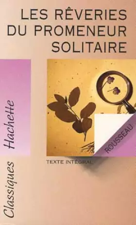 Couverture du produit · LES REVERIES DU PROMENEUR SOLITAIRE