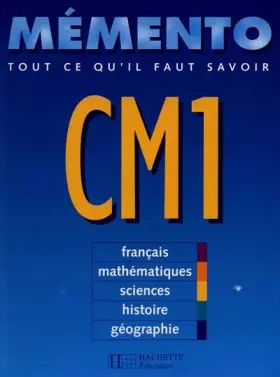Couverture du produit · Mémentos, CM1