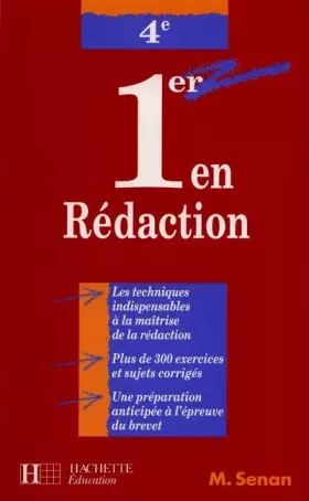 Couverture du produit · Premier en rédaction, 4e