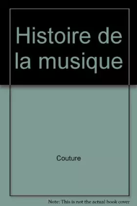 Couverture du produit · Histoire de la musique