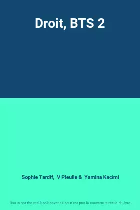 Couverture du produit · Droit, BTS 2