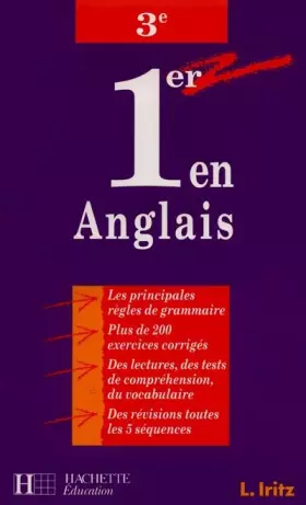 Couverture du produit · 1er en anglais, classe de 3e