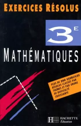 Couverture du produit · Maths, troisième