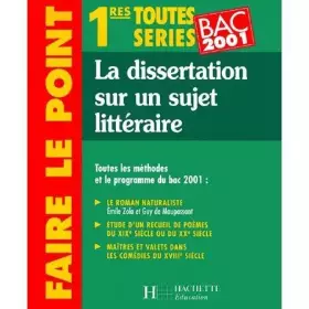 Couverture du produit · Faire point : dissertation de sujet littéraire