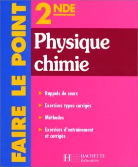 Couverture du produit · Faire le point : physique-chimie, seconde