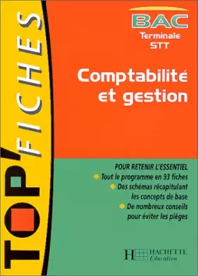 Couverture du produit · Comptabilité et gestion. BAC, terminale STT