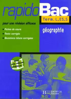Couverture du produit · Rapidobac: Géographie, Terminale L, ES, S